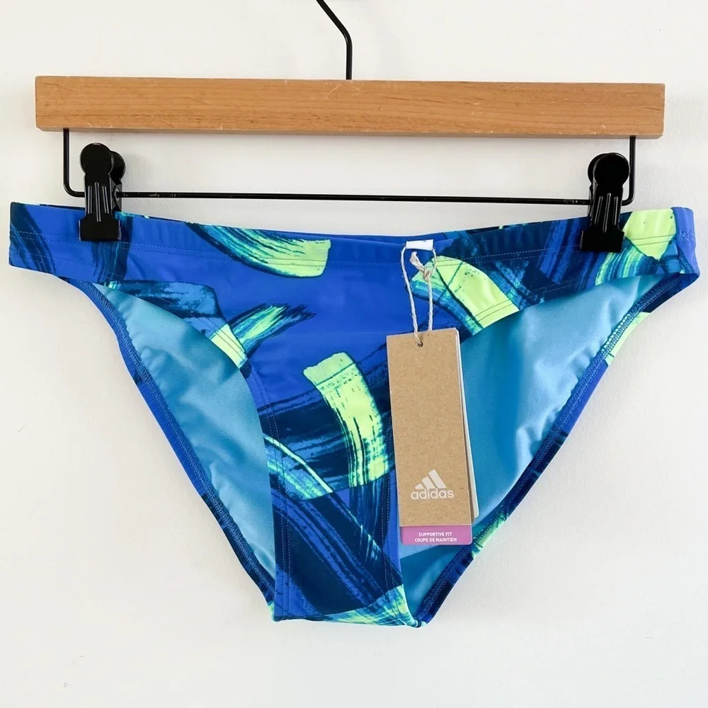 NWT Adidas Parley Bikini Swim Bottom Size 40”